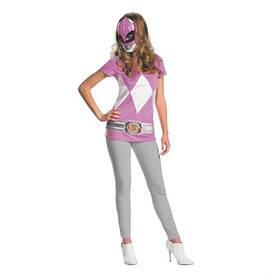 Disguise DG24663T Teen Girl's Alternative Pink Ranger Costume - Standard