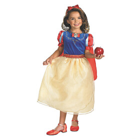 Disguise Girl's Deluxe Snow White&#153; Costume with Detachable Cape