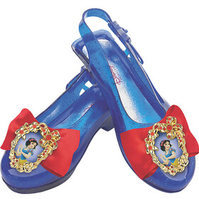 Morris Costumes DG59285 Kid's Disney's Snow White and the Seven Dwarfs Snow White Blue Sparkle Jelly Shoes