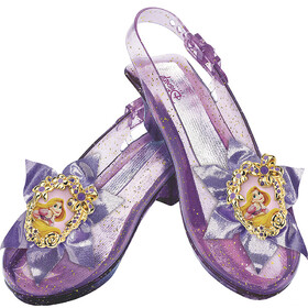 Morris Costumes DG59301 Kids Disney's Tangled Rapunzel Purple Sparkle Jelly Shoes