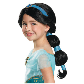 Morris Costumes DG65377 Girl's Disney's Aladdin Deluxe Jasmine Wig