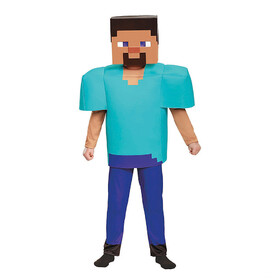 Disguise Kid's Deluxe Minecraft Steve Halloween Costume Sizes