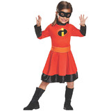 Morris Costumes Girl's Classic The Incredibles™ Violet Costume Dress