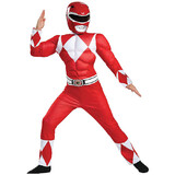 Morris Costumes Boy's Classic Muscle Red Ranger Costume
