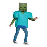 Kid's Classic Minecraft Zombie Halloween Costume