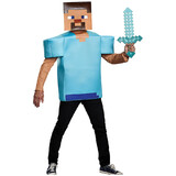 Morris Costumes DG67695 Adult Minecraft Steve Costume