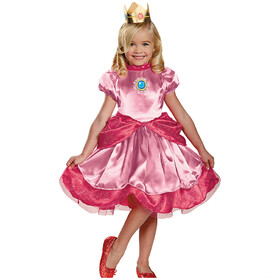 Disguise DG73686 Princess Peach Deluxe Toddler Costume