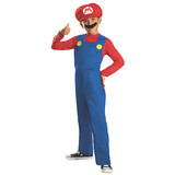 Disguise DG73689L Boy's Classic Super Mario Bros.™ Mario Costume - Small 4-6