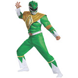 Disguise DG79736D Men's Classic Muscle Power Rangers Green Ranger Classic Costume