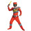Disguise DG82777L Boy's Classic Mighty Morphin Power Rangers&#153; Red Dino Ranger Costume - Small 4-6
