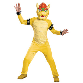 Disguise DG85147G Kid's Deluxe Super Mario Bros.&#153; Bowser Costume - Large