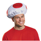 Disguise DG85219ADRED Adult Super Mario Bros.™ Red Mushroom Hat Costume Accessory