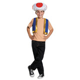 Disguise DG85229CH Kid's Super Mario Bros.™ Toad Costume Kit - up to Size 8