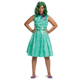 Disguise Women's Classic Disney/Pixar Inside Out 2 Green Disgust Costume