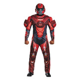 Morris Costumes Men's Halo Red Spartan Costume