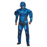 Morris Costumes Men's Blue Spartan Costume