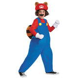 Disguise Kids Deluxe Mario Bros Raccoon Costume