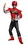 Disguise DG104799 Boy's Red Ranger Power-Up Mode Classic Muscle Costume - Mighty Morphin
