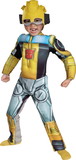 Disguise DG42646 Boy's Bumblebee Rescue Bot Toddler Muscle Costume