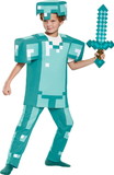 Morris Costumes DG65662 Minecraft Armor Deluxe Child Costume