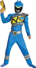 Disguise DG82780 Boy'S Blue Ranger Muscle Costume - Dino Charge