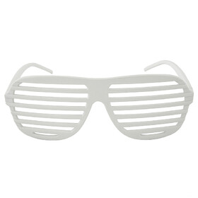 Forum Novelties ELS56812 Louvre White Glasses - 1 Pc.