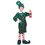 Funny Fashions FF4090396 Child's Holly Jolly Elf Costume - Small