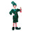 Funny Fashions FF4090396 Child's Holly Jolly Elf Costume - Small