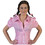 Funny Fashions FF501212SM Women's Checkered Body Shirt