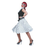 Funny Fashion Sock Hop Skirt Scarf White