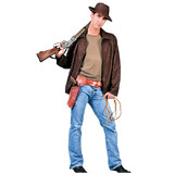 Funny Fashions FF602052 Adult Outback Hunter Kit