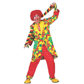 Funny Fashion FF760735 Men's Bubbles Clown Costume