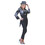 Funny Fashion FF782862 Women's Silver Glitter Tailcoat Costume - Medium