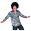 Funny Fashion FF783177 Men's Silver Saturday Night Fever Shirt Costume - Large