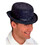 Morris Costumes FM21139 Adult's Black Felt Derby Hat
