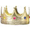Morris Costumes FM25136 Adult's Gold Crown with Stones