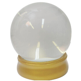 Forum Novelties FM55511 4" x 4" Water-Filled Glass Crystal Ball
