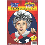 Forum Novelties FM55622 Heroes in History: Betsy Ross Costume Wig, Hat & Flag
