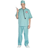 Forum Novelties FM57490 Men's Surgical Scrubs Costume - Standard