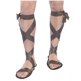 Forum Novelties FM57497 Adult's Brown Roman Sandals