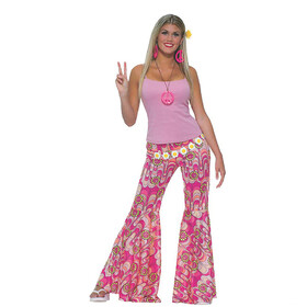 Forum Novelties FM61659 Women's Bell Bottom Pants Costume - Standard