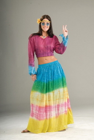 Forum Novelties FM-61931 Tie Dye Skirt