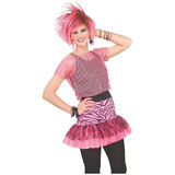 Forum Novelties FM63078 Women's Pink Pop Party Skirt Costume - Standard