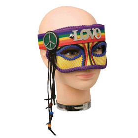 Forum Novelties FM64687 Hippie Rainbow Eyemask