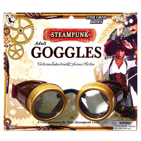 Forum Novelties FM66139 Adult Steampunk Goggles - 1 Pc.
