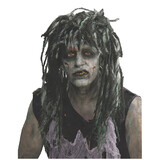 Forum Novelties FM66460 Black & White Dreads Rocker Zombie Wig