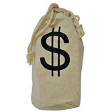 Forum Novelties FM-66567 Money Bag Canvas