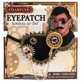 Morris Costumes FM76383 Adult Steampunk Eyepatch