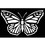 Morris Costumes FP-59 Stencil Butterfly Brass