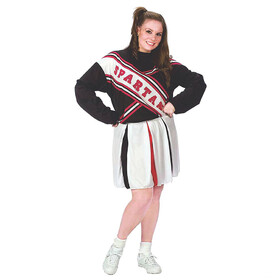 Fun World FW100175 Women's Cheerleader Spartan Girl Costume